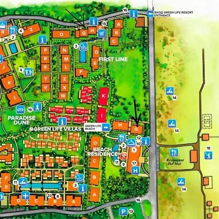 луксозно студио в затворен комплекс Gl на плаж каваци Sozopol